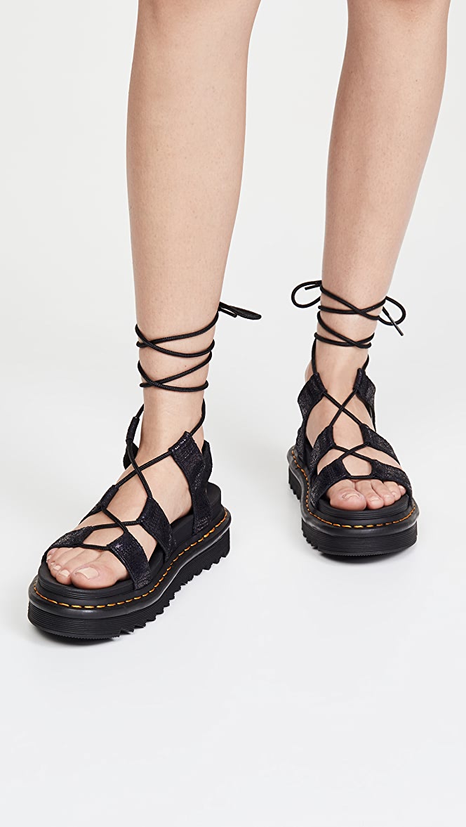 Lace up sandal